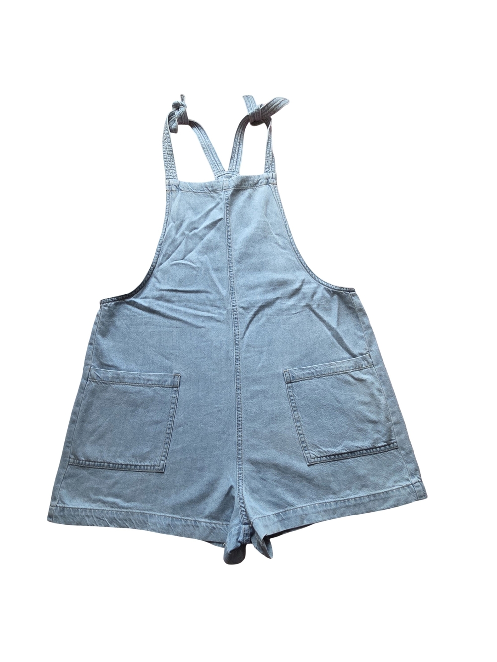 Celebrity Pink Women's Light Blue Denim Short Overalls